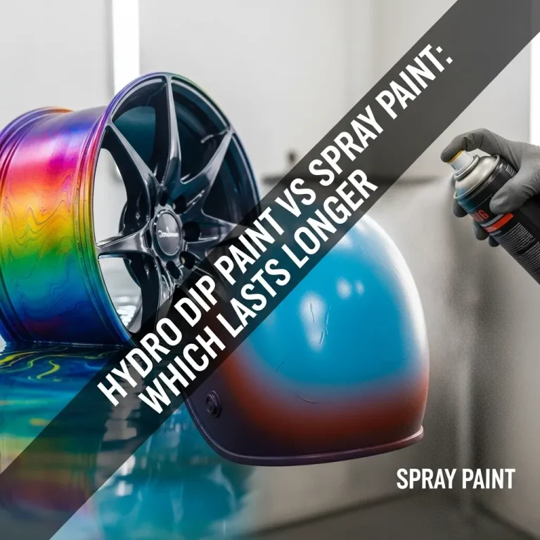 Hydro Dip Paint vs Spray Paint: Which Lasts Longer