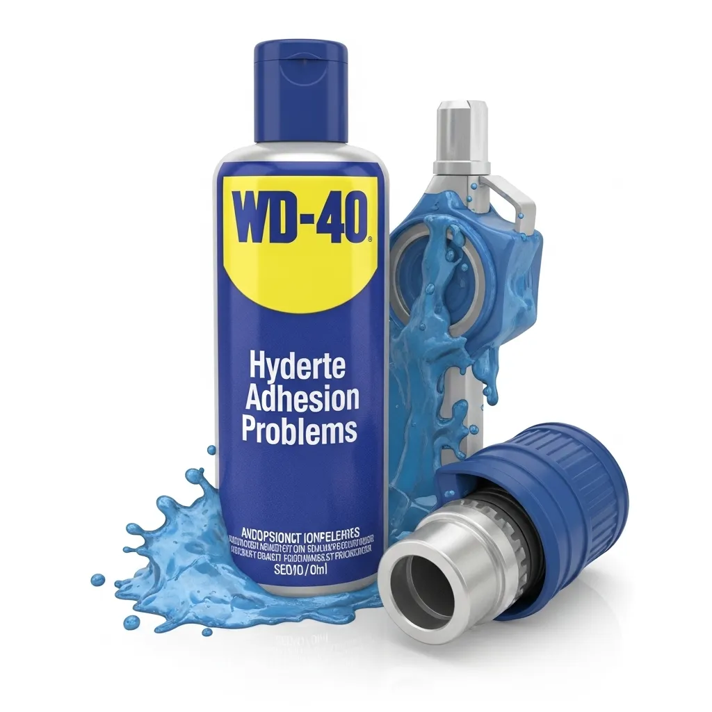 WD-40 Creates Adhesion Problems
