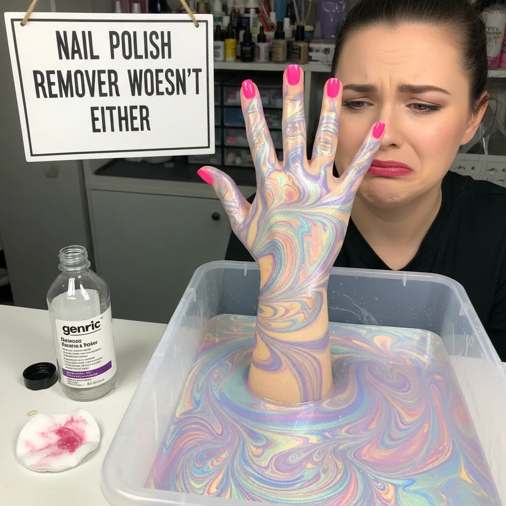 Nail Polish Remover Doesn’t Work Either