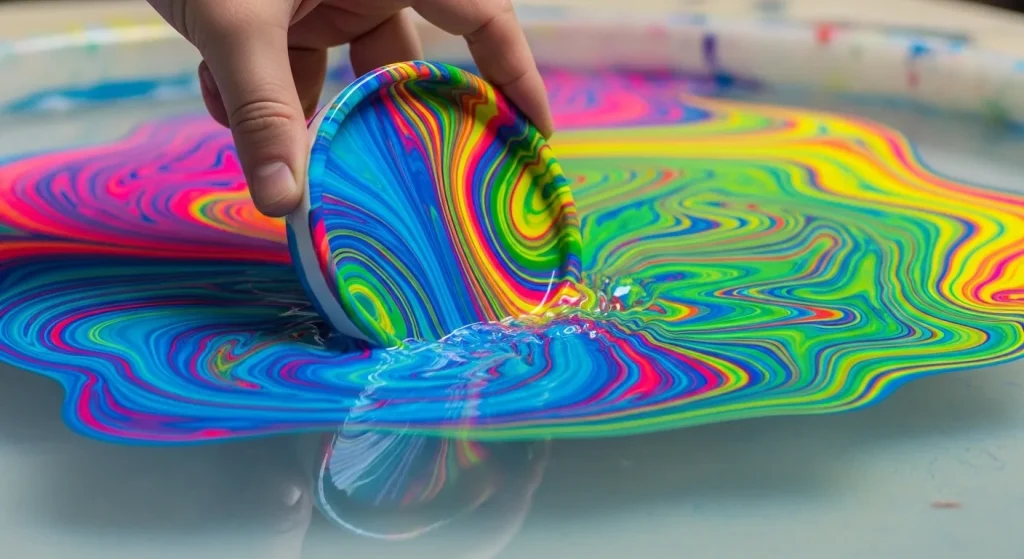 classic spray paint swirl