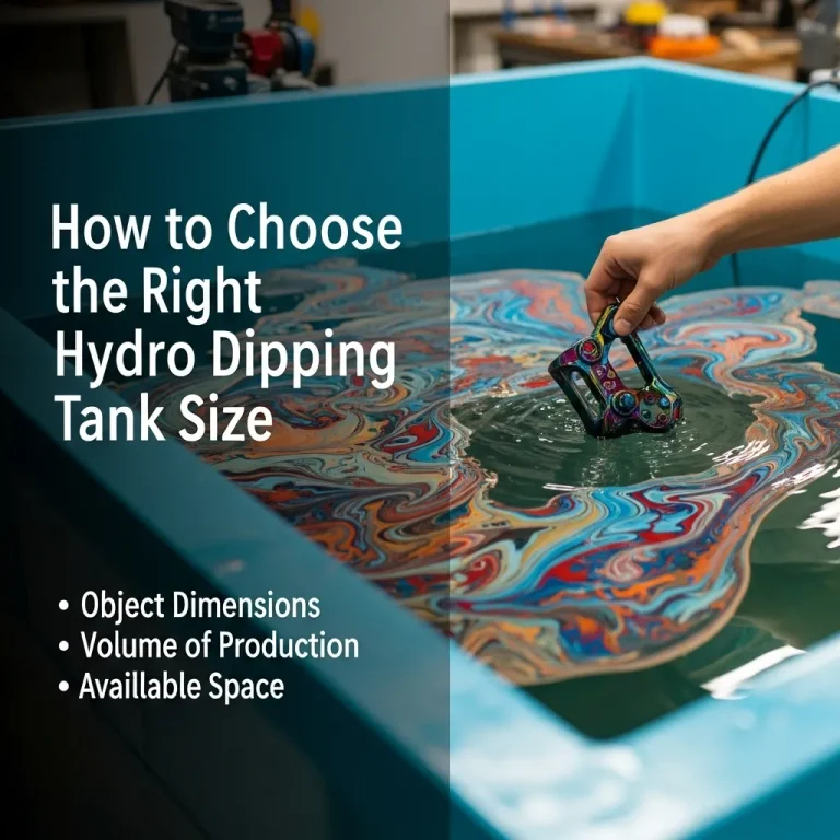 Hydro Dipping Tank Size