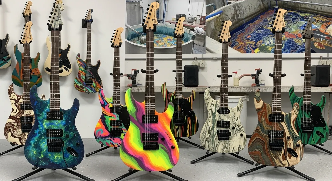 Create Artistic Hydro Dipped Guitars