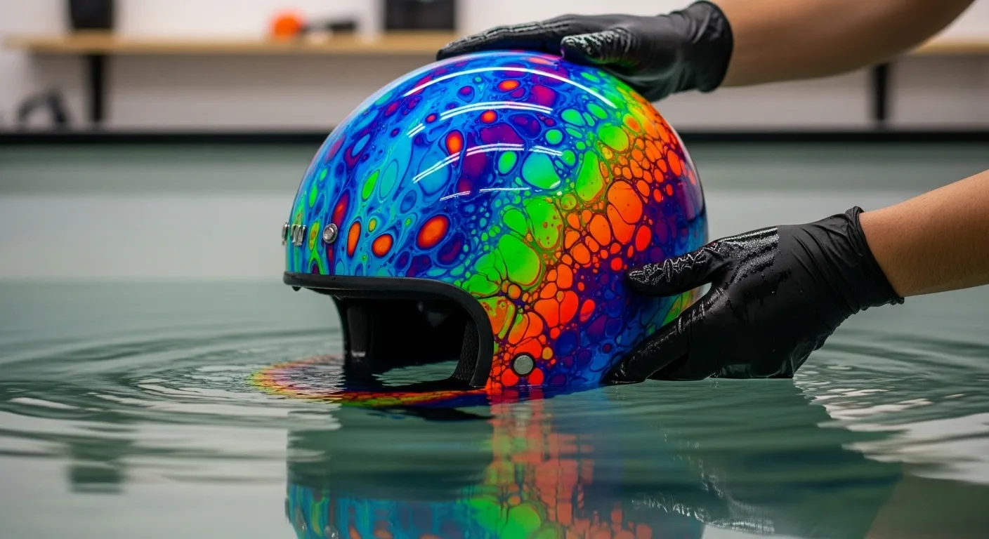 Hydro Dip Your Motorcycle Helmet