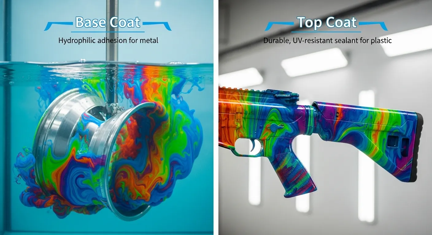 Match Base Coat and Top Coat to Material 