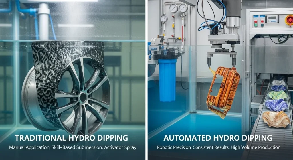 Hydro Dipping Process Differences