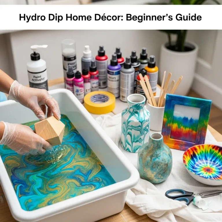 Hydro Dip Home Décor: Beginner’s Guide
