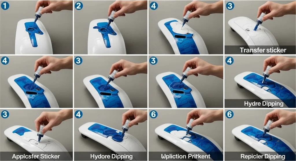 Transfer Sticker Application Steps