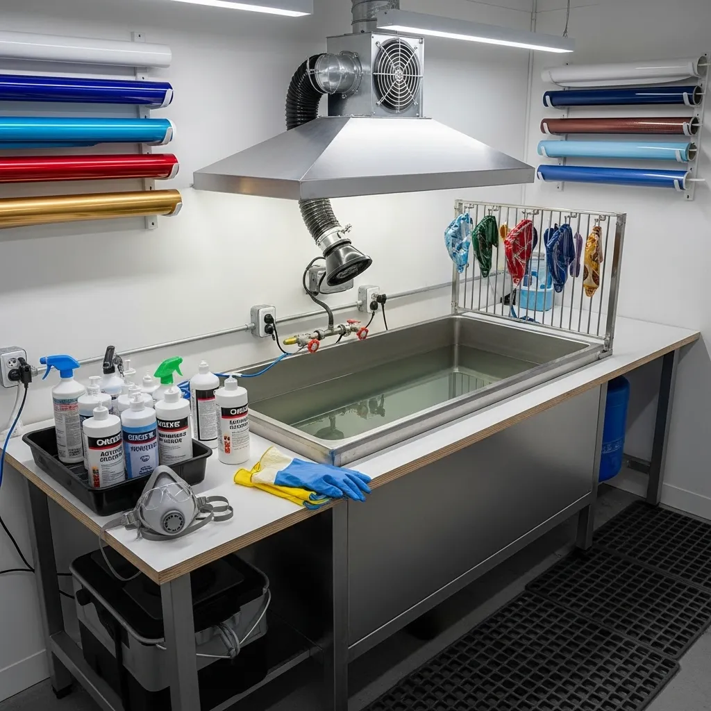 Setting up a safe and efficient workspace