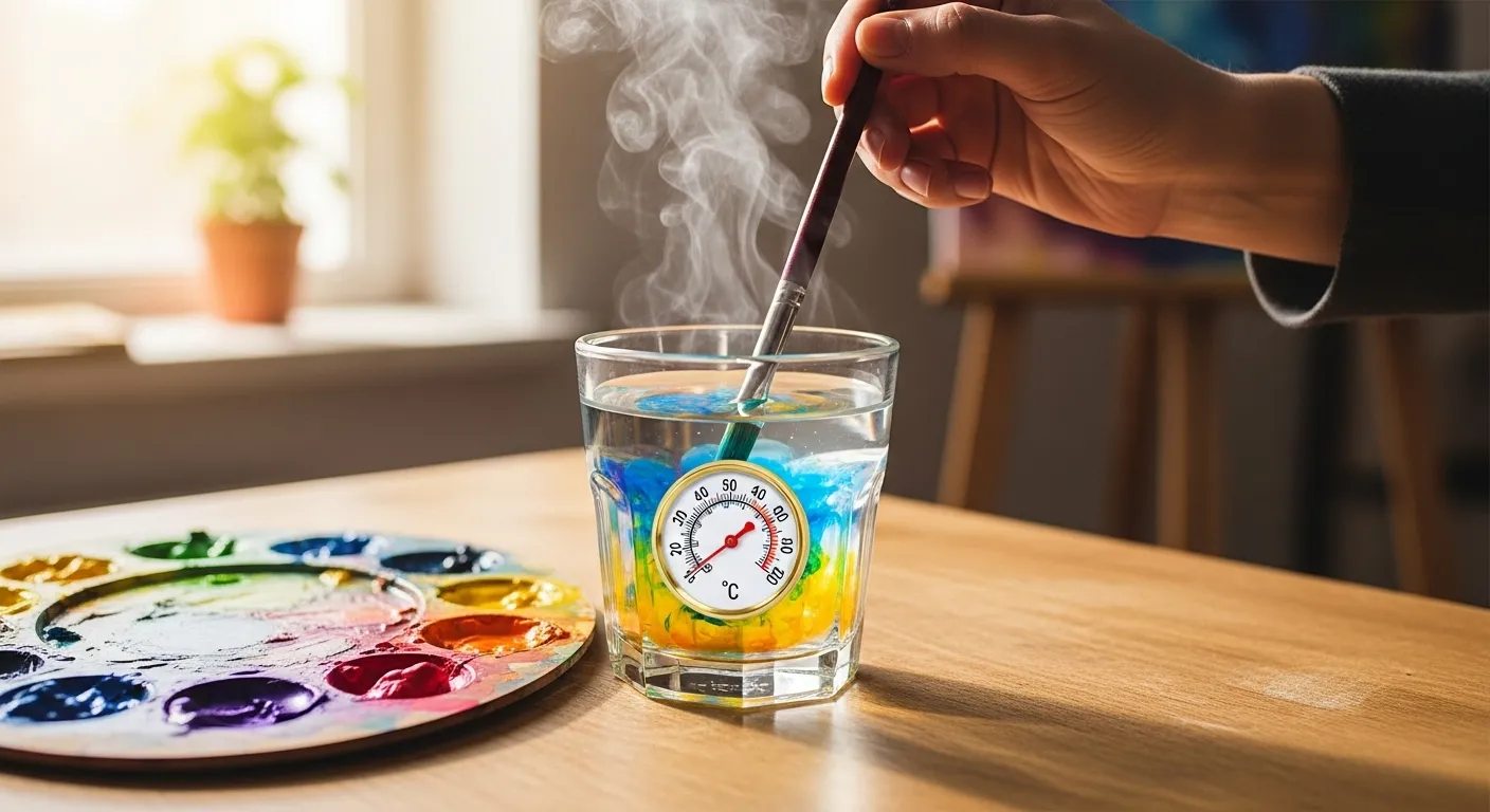 Color Application and Water Temperature