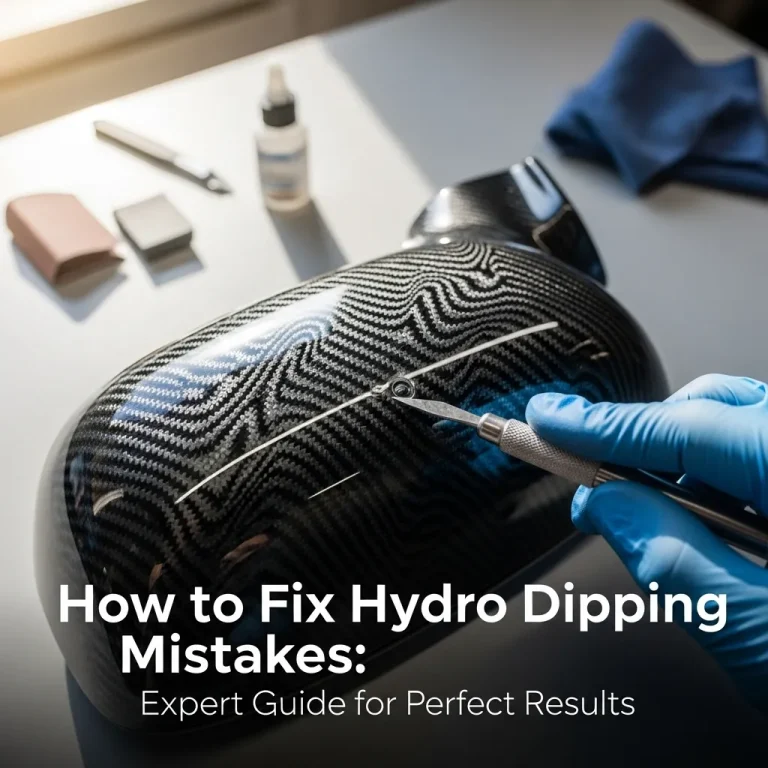 How to Fix Hydro Dipping Mistakes